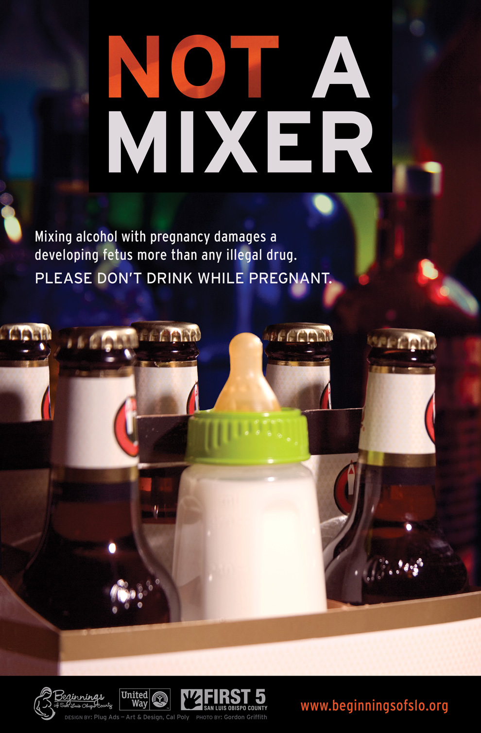 Not a Mixer Bottle and Beer