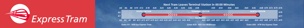 ExpressTram Screen