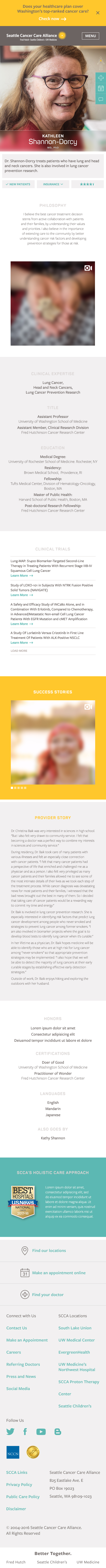 SCCA Doc Profile A