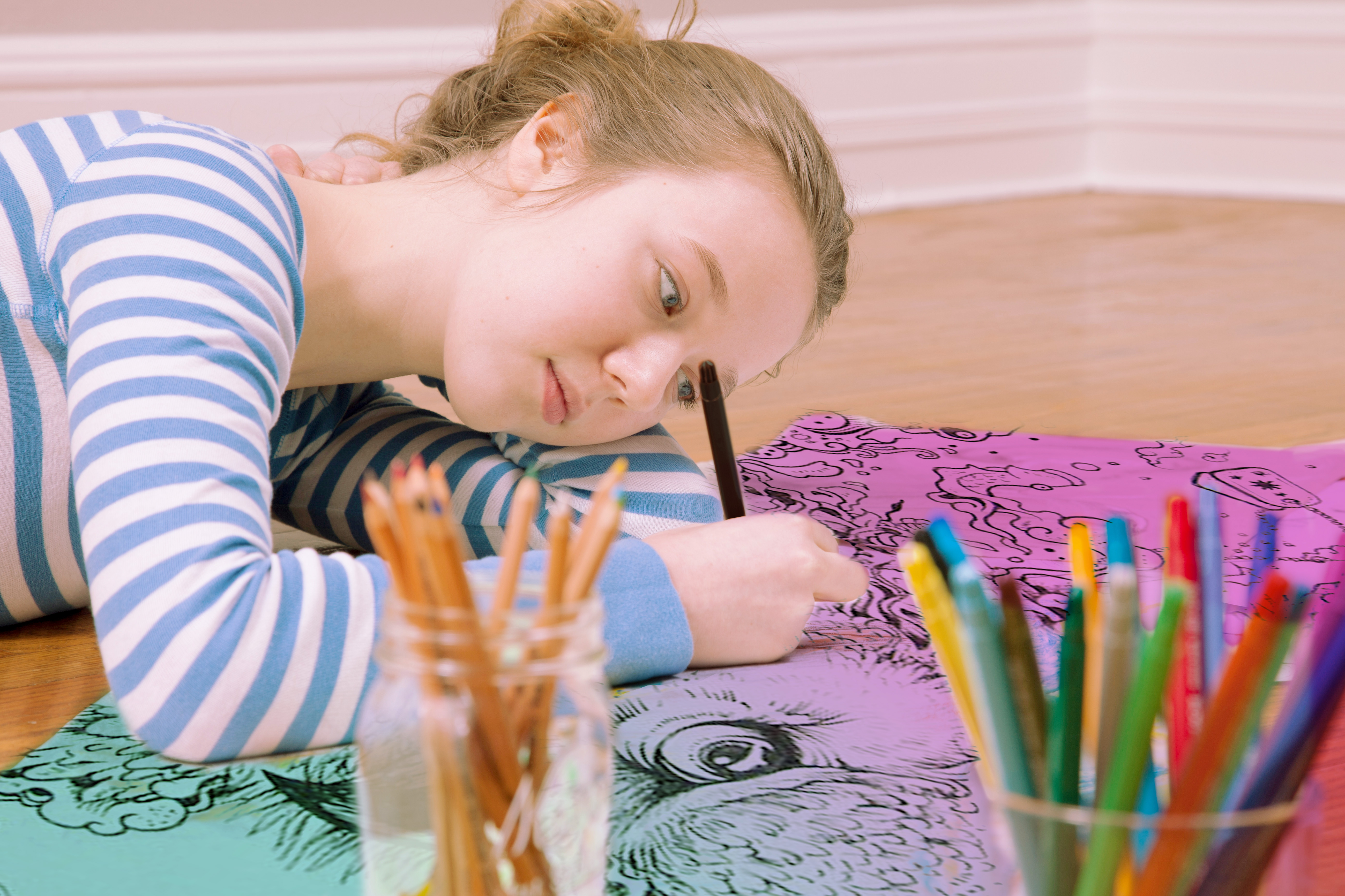 teen drawing box